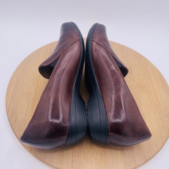 Dansko Shoes Womens 6.5 37 Brown Leather Comfort Flats Minimalist - Picture 8 of 12